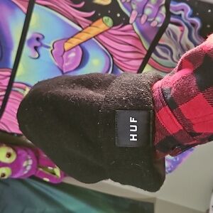 10/$10 SALE 💸 Black huf beanie